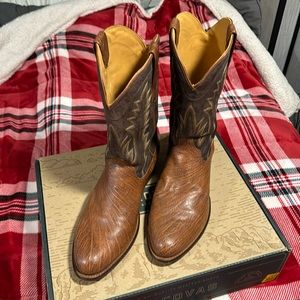 Tecovas The Weston Men’s Smooth Ostrich Size 13EE